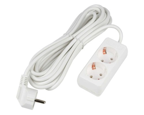 Удлинитель Uniel Ultra 2гн х 5м с/з S-GCU2-5 White UL-00009999