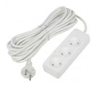 Удлинитель Uniel Ultra 3гн х 10м б/з S-CU3-10 White UL-00009980