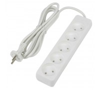 Удлинитель Uniel Ultra 5гн х 3м б/з S-CU5-3 White UL-00009990