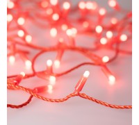 Уличная светодиодная гирлянда Ardecoled нить 230V красный ARD-String-Classic-10000-Red-100Led-Milk-STD Red 028210