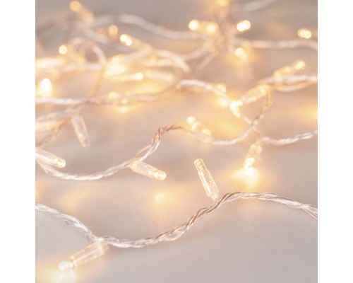 Уличная светодиодная гирлянда Ardecoled нить 230V теплый белый ARD-String-Classic-1000-Clear-100Led-Pulse Warm 031637