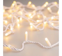 Уличная светодиодная гирлянда Ardecoled нить 230V теплый белый ARD-String-Classic-1000-White-100Led-Milk-Pulse Warm 031646