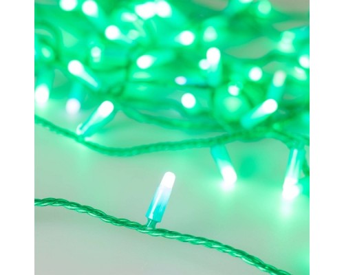 Уличная светодиодная гирлянда Ardecoled нить 230V зеленый ARD-String-Classic-10000-Green-100Led-Milk-Flash Green 031197