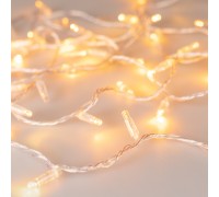 Уличная светодиодная гирлянда Ardecoled нить 230V желтый ARD-String-Classic-1000-Clear-100Led-Pulse Yellow 031642