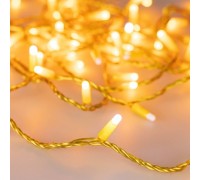 Уличная светодиодная гирлянда Ardecoled нить 230V желтый ARD-String-Classic-10000-Yellow-100Led-Milk-Flash Yellow 031201