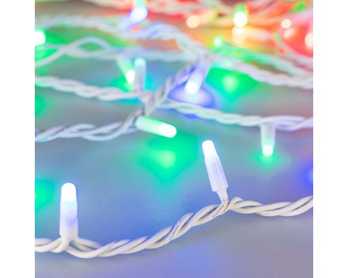 Уличная светодиодная гирлянда Ardecoled нить 24V разноцветная ARD-String-Pro-10000-White-95Led-Milk-Live RGBW-DMX 031757