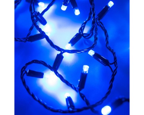 Уличная светодиодная гирлянда Ardecoled нить 230V синий ARD-String-Classic-10000-Black-100Led-Std Blue 025802