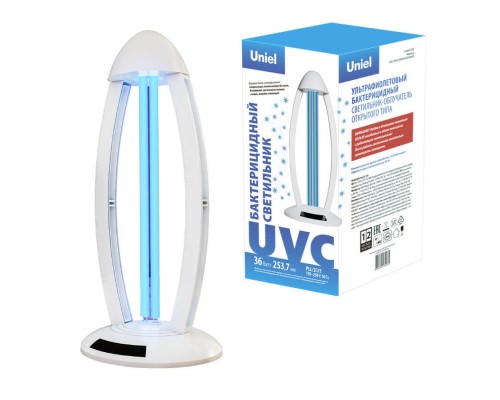 Ультрафиолетовая бактерицидная настольная лампа Uniel UGL-T02A-36W/UVCB White UL-00007265