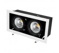 Встраиваемый светодиодный светильник Arlight CL-Kardan-S375x190-2x25W Day4000 027927