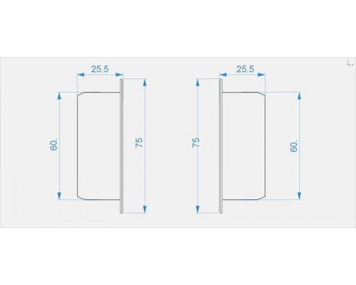 Заглушка Deko-Light End Cap P-EL-02-10 Set 2 pcs 978251