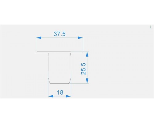 Заглушка Deko-Light End Cap P-ET-03-10 Set 2 pcs 978260